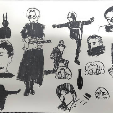 ペン画沢
