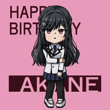 【陰実】10月〜12月　誕生日イラスト