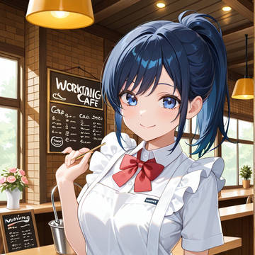 コンカフェ嬢　ポニーテール少女⑧