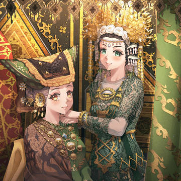 Satono wearing Bundo Kanduang