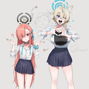 ネルとアスナのスタイル交換