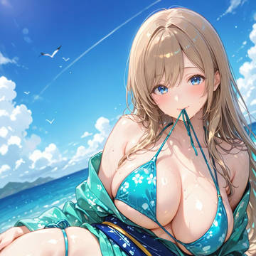 浴衣で海に来ちゃった🌊Came to the beach i