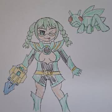 緑子ちゃん & ホッパー1