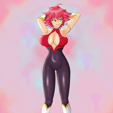 Cutie Honey Pin Up style