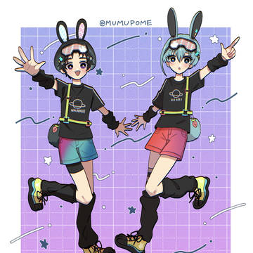 ラビットひおなな🐰🐰