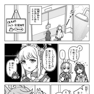 突撃!シャーレのシャワー室