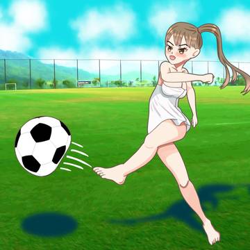 新ジャンル：裸バスタオルサッカー