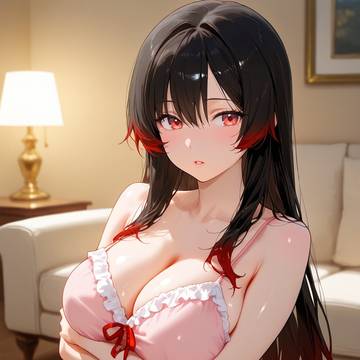 ピンクのキャミ…どうかな?💕