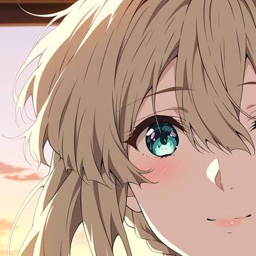 [今日のお題イラスト/金髪] ヴァイオレット・エヴァーガーデン