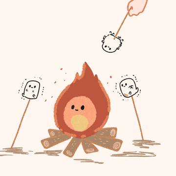 ゆる動物・食べ物・キャラクター絵まとめ5