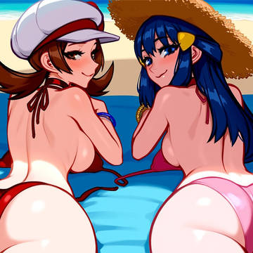Beach Day - Lyra & Dawn
