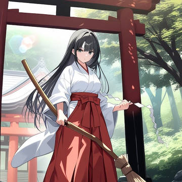 うちの神社の看板巫女No.1の新作です！（20260527）