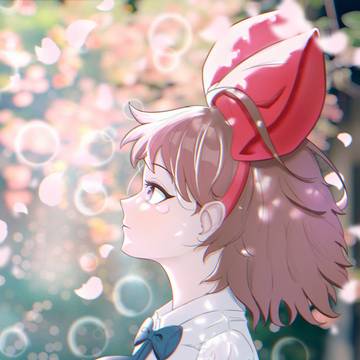 Under the cherry blossom