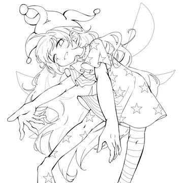 随分と前に描いた線画