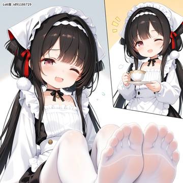 長風ちゃんの白パンスト