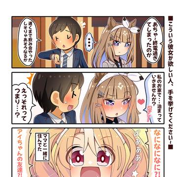 こういう彼女が欲しい人、手を挙げてください~