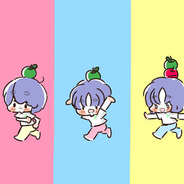 最近の🍏絵(自分絵多め)