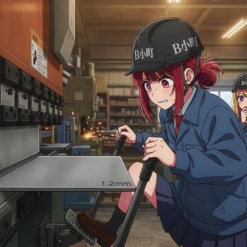 B小町初めての板金加工