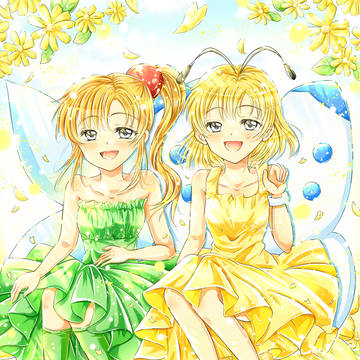 pixivリクエスト ティランちゃんとアリンちゃん