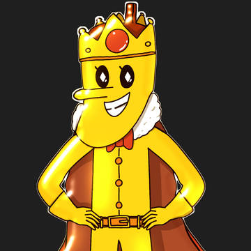 ぷくつやシール風バナナ王子！