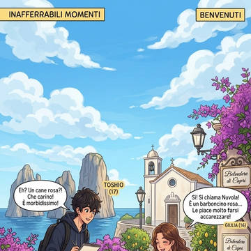 Ortensia meets Toshio in Capri