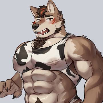 乳牛になれちゃう装備を着てもらったOCケモおじさん