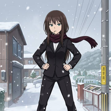 「白銀に立つ者」