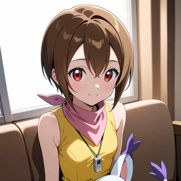 ヒカリとテイルモン