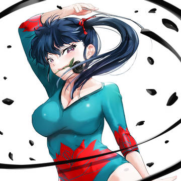 黒バラの小太刀
