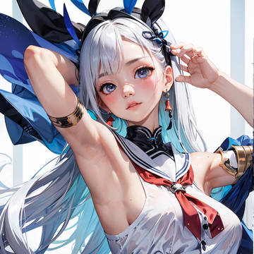 銀髪少女