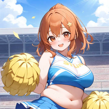 ぽっちゃりチアガール #43