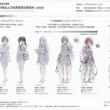 幸福労働追求機構・職員分類定義資料【幸福機構】