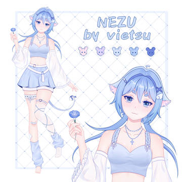 ねず / Nezu reference sheet