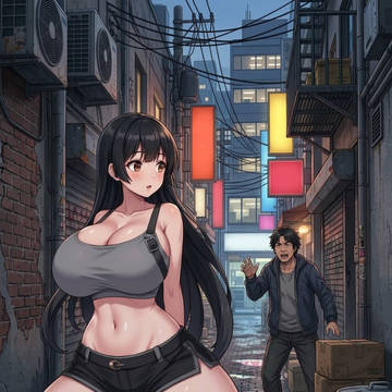 路地裏で見知らぬ男性に呼び止められる
