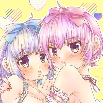 ロリ巨乳双子娘たち。