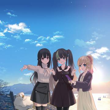 ひょうひょう！女性陣と屈斜路湖