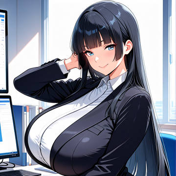 黒髪姫カットお姉さん31