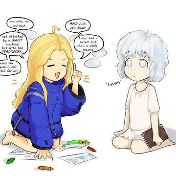 Talkative friend..