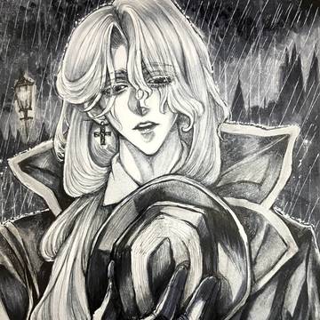 銀髪の男
