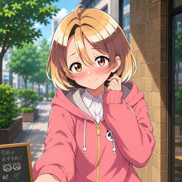 小日向微笑「手つないでも良い？？」