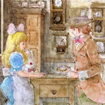 時計の修理依頼（アリスと白うさぎの時計店）