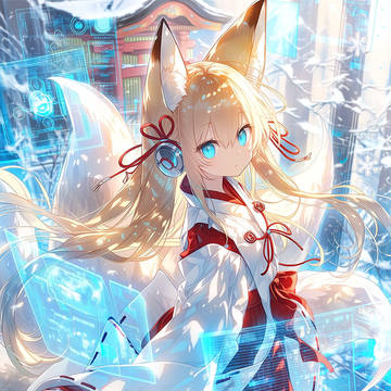 狐と言えば・・・巫女！