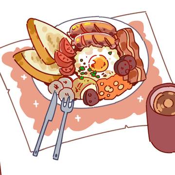 朝食