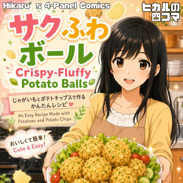 ヒカルの四コマ　サクふわボール