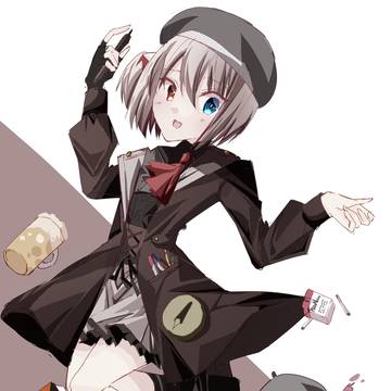 セルフ受肉Vtuber/鳥酢せせりキービジュアル