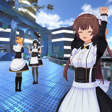 Three maid Let's Explore City.