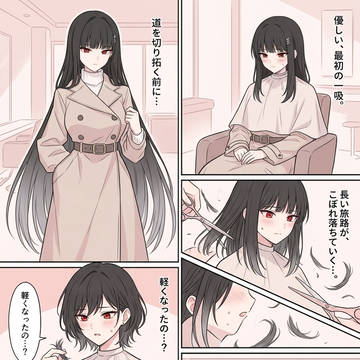 Rioの散髪