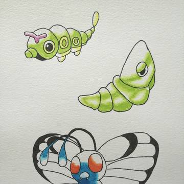 Caterpie evolution line