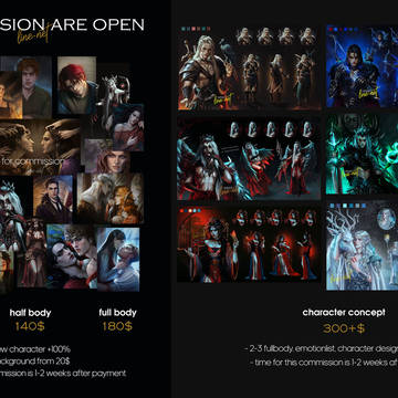 Commission open