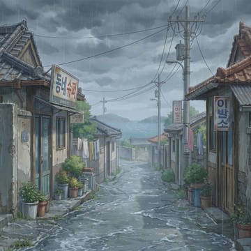 [時間差分アリ]海の町の風景